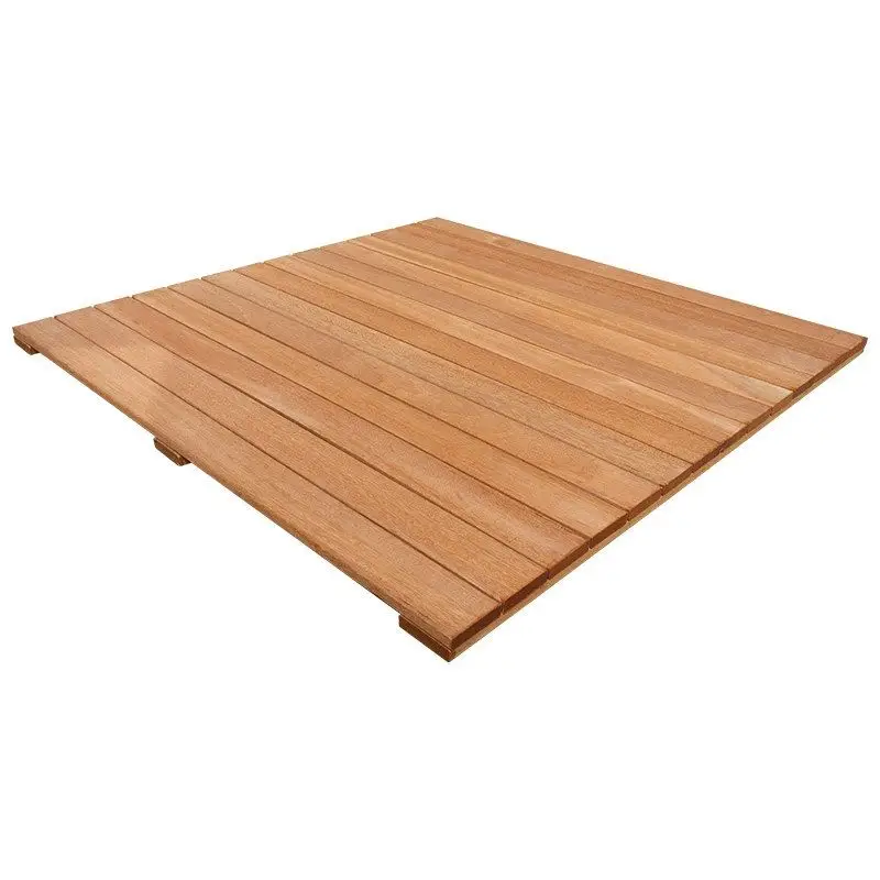 Koop Online Terrastegel hardhout Bankirai 14/3L 15mm 100 x 100 cm (30 mm) vlak