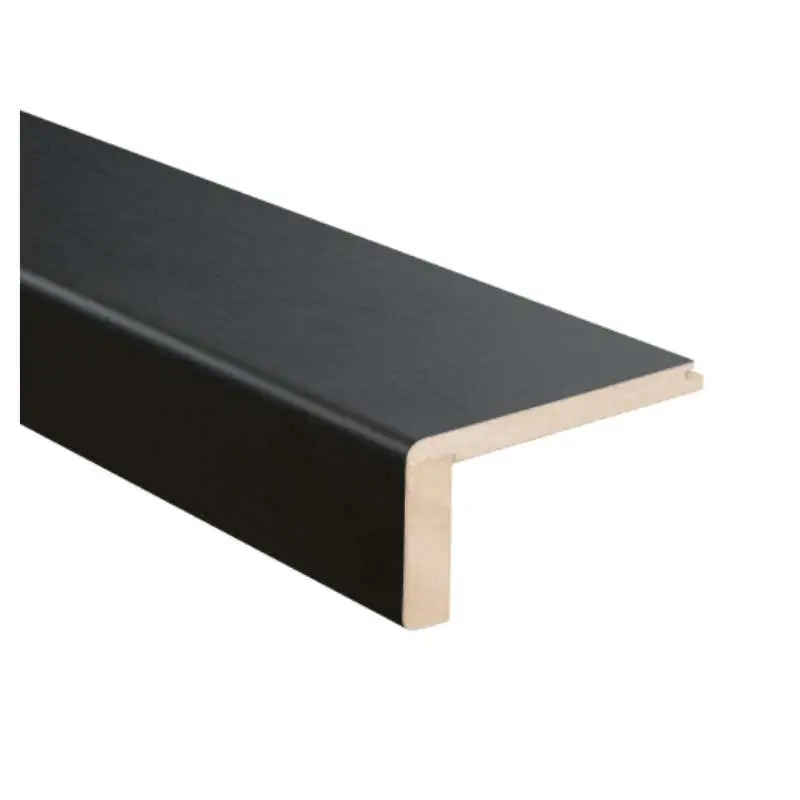 Weekendaanbieding Uitloopprofiel doorlopend - Vasteras Zwart Houtnerf - 121 x 6,3 cm