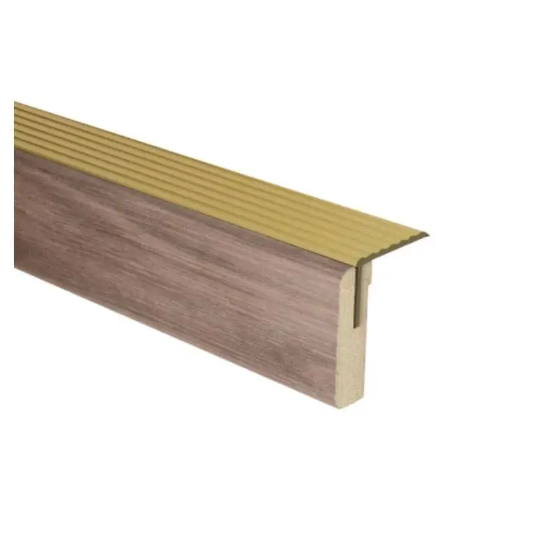Dagaanbieding Uitloopprofiel Goud - Gavle Warm Noten - 136 x 6,3 cm