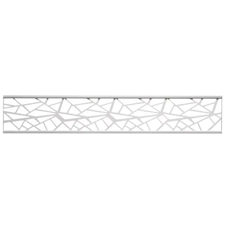 Deco lamel Como blank aluminium - Diagonaal (180 x 30 cm) Direct Verzonden