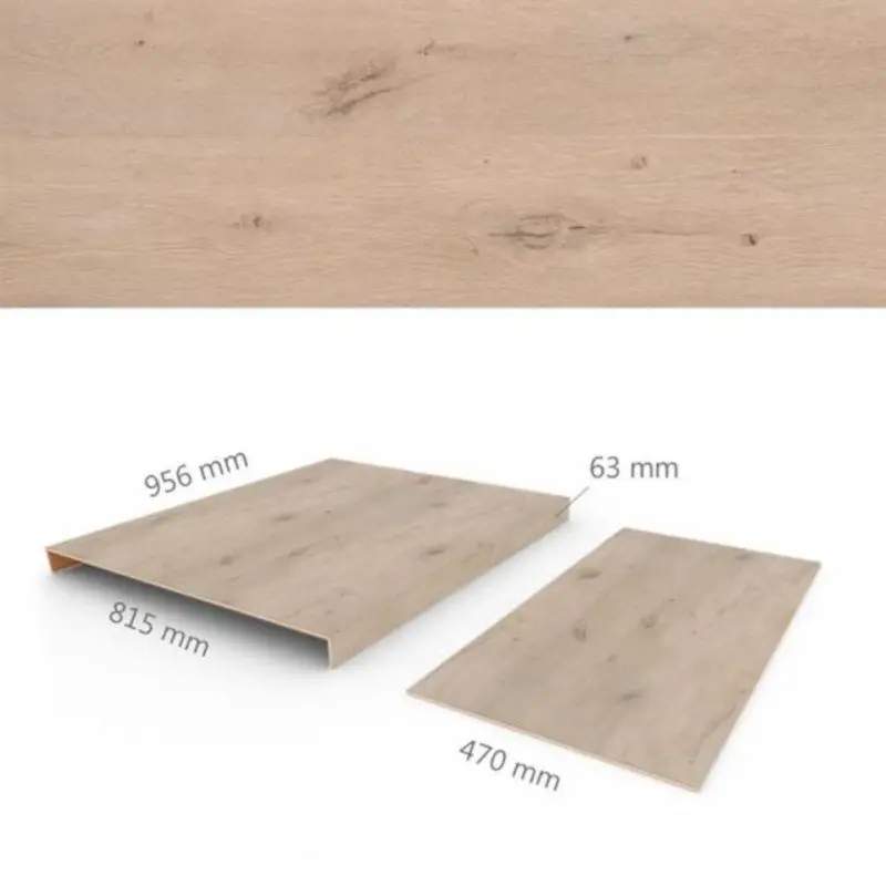 Alleen Vandaag Overzettreden met neus (2 stuks) - PVC WPC - Forest