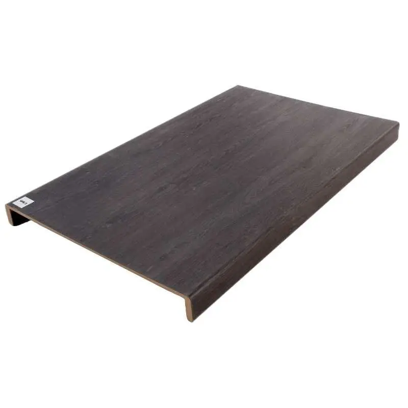 Overzettreden met neus (2 stuks) - PVC toplaag - Eik zwart - 100 x 60 cm Koop Vandaag