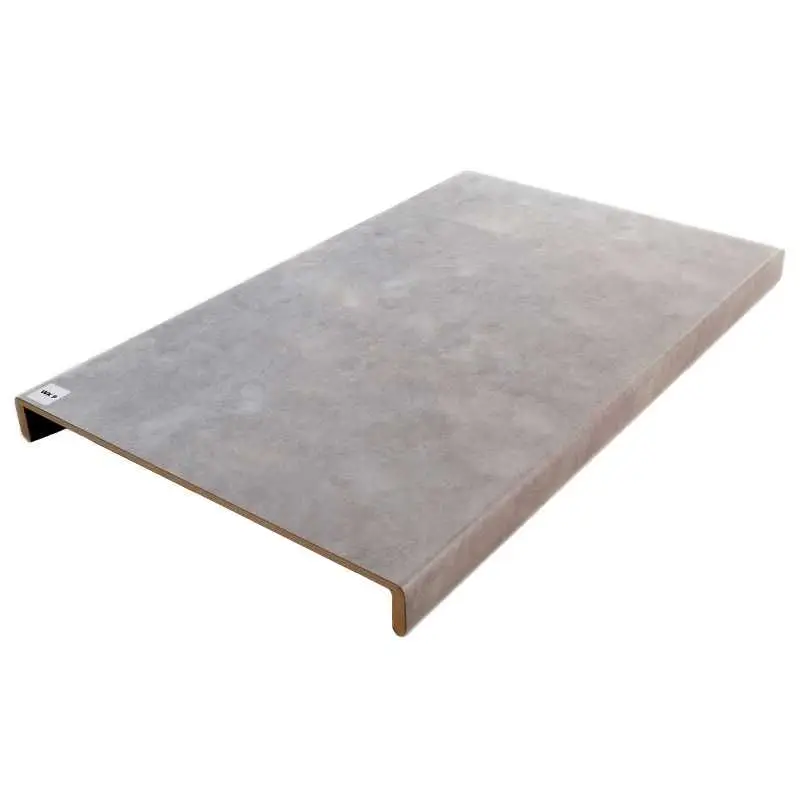 Rechtstreeks Van De Fabrikant Overzettreden met neus (2 stuks) - PVC toplaag - Beton licht - 140 x 60 cm