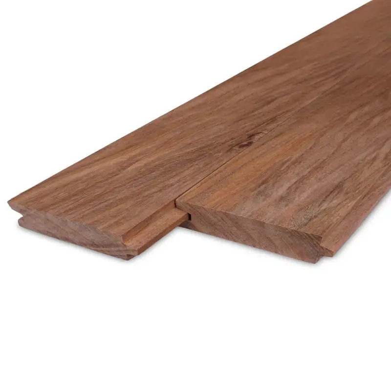 Damwand profiel hardhout Angelim 2,8 x 18,5 cm mes en groef Bestel Nu