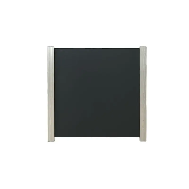 Tuinhek aluminium composiet donkergrijs 90 x 97 cm Superprijs