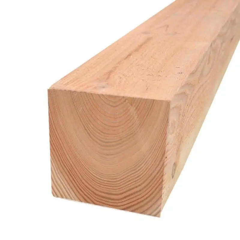 Beperkte Voorraad Paal Douglas 7,5 x 7,5 cm fijnbezaagd