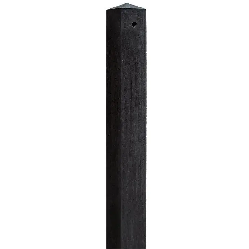Exclusieve Aanbieding Paal beton diamantkop - begin-eindpaal 8,5 x 8,5 cm zwart
