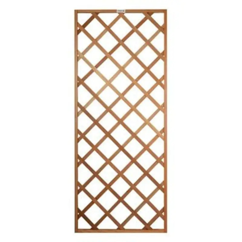 Beperkte Voorraad Trellis scherm diagonaal hardhout (75 x 180 cm)