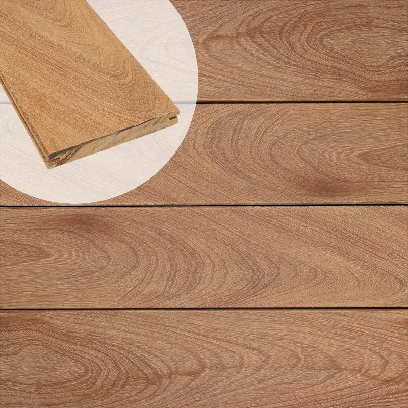 Vlonderplank hardhout Cumaru 2,1 x 14,5 cm geschaafd voor Deckwise clips Beperkt Aanbod