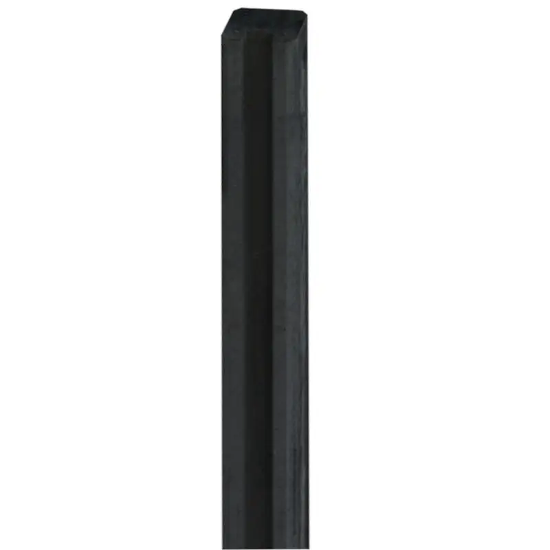 Gratis Retour Paal beton met sleuf - hoekpaal 11,5 x 11,5 cm antraciet (277 cm)