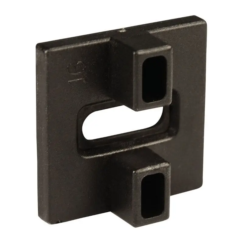 Voordeelprijs Bevestigingsclips RVS zwart KD incl schroeven (100 stuks)