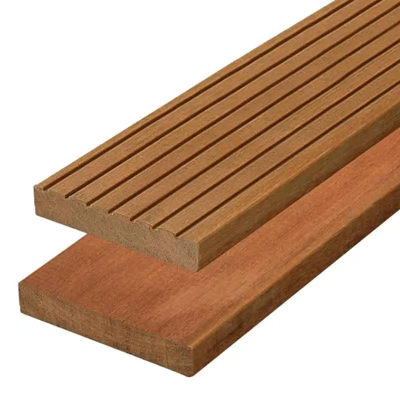 Vlonderplank hardhout Kapur 2,5 x 14,5 cm (3,05 mtr) groef/vlak Weekendaanbieding