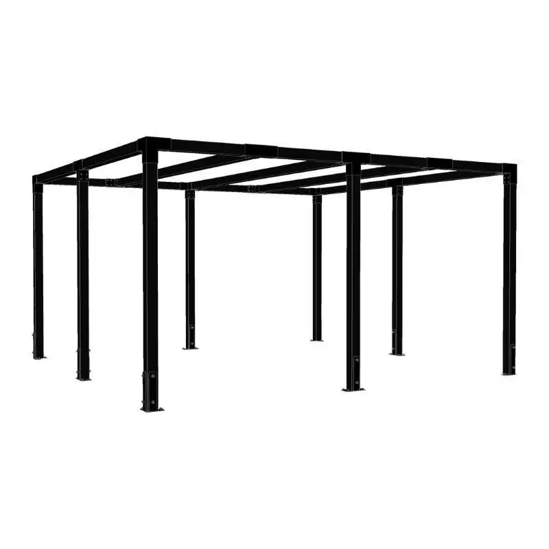 Direct Beschikbaar Pergola hout vierkant - 387 x 387 x 217 cm