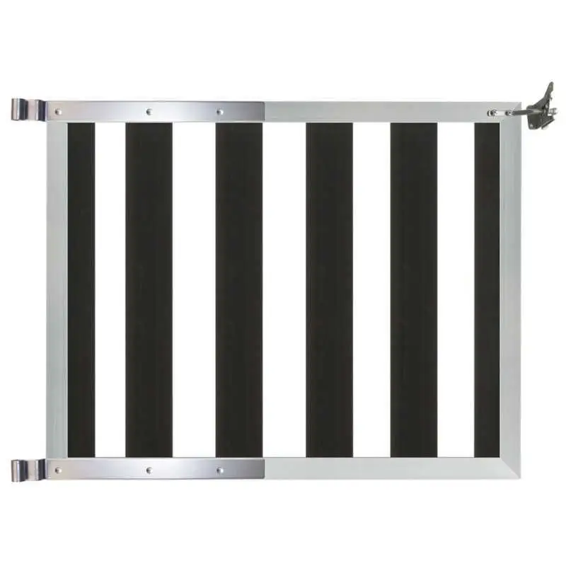 Tijdelijk Beschikbaar Tuinhek poort composiet Design antraciet met blank alu frame incl. hang- en sluitwerk (100 x 100 cm)