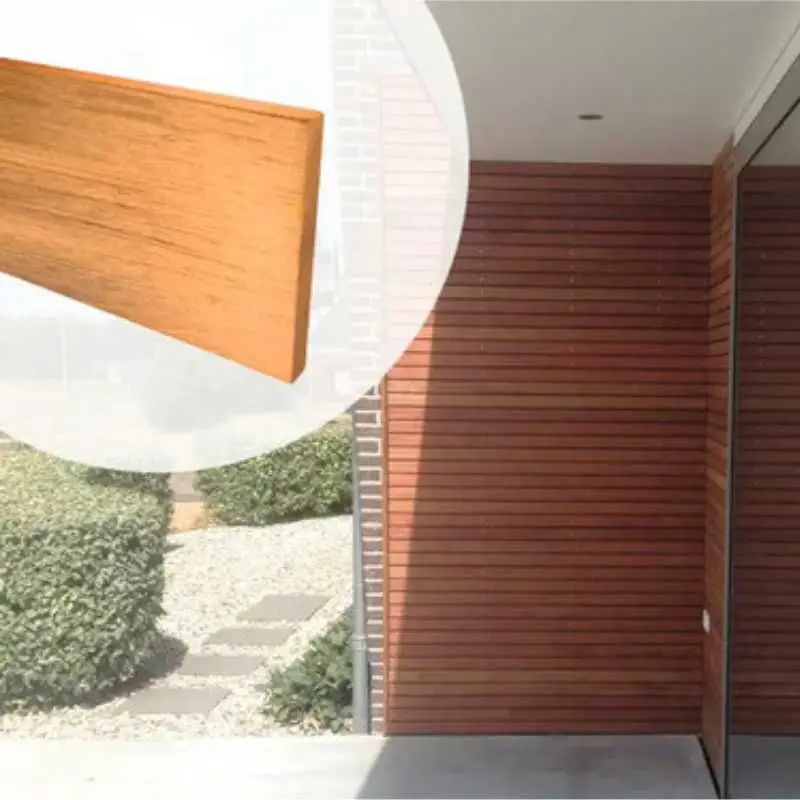 Bestseller Open gevelbekleding hardhout Jatoba horizontaal 2,1 x 14,5 cm
