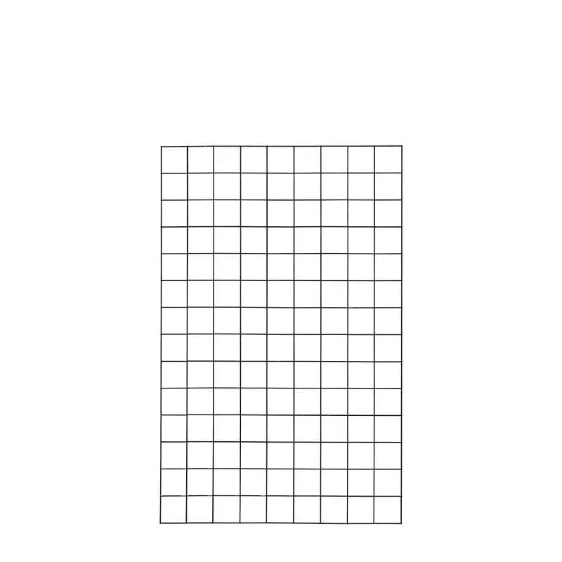 Draadmat staal - Cubic recht zwart (90 x 140 cm) Koopje