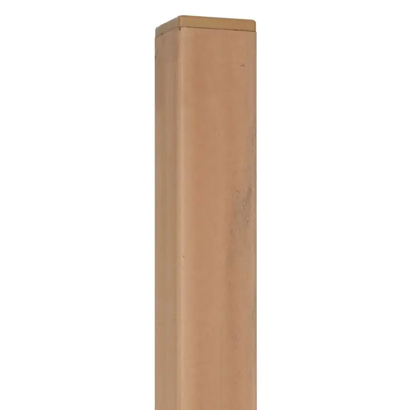 Tuinpaal composiet Basic bruin gevlamd met houten kern 6,8 x 6,8 x 270 cm Koop Online