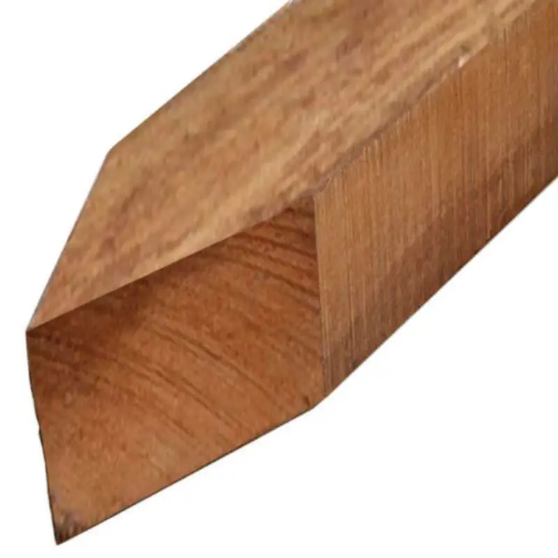 Seizoensaanbieding Paal hardhout angelim 8 x 8 cm gepunt gezaagd