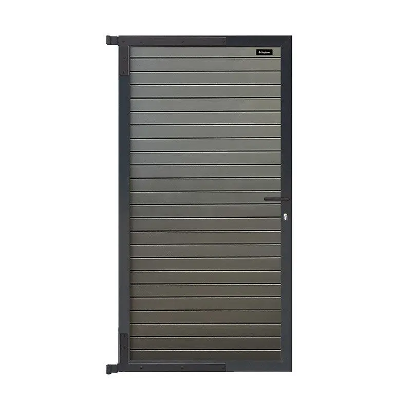 Bestseller Tuindeur aluminium Dark Line Rhombus - Antraciet (90 x 180 cm) incl. beslag