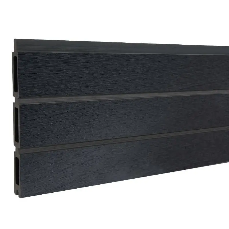 Lamellen set composiet - triple Rhombus antraciet - 180 x 15 cm (6 stuks) Gratis Retour