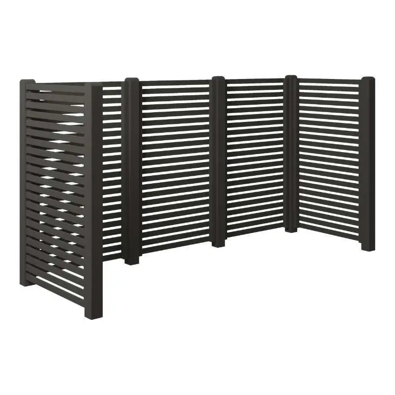 Containerscherm vuren - Tokyo ombergrijs - 100 x 281 x 148 cm Flitsaanbieding