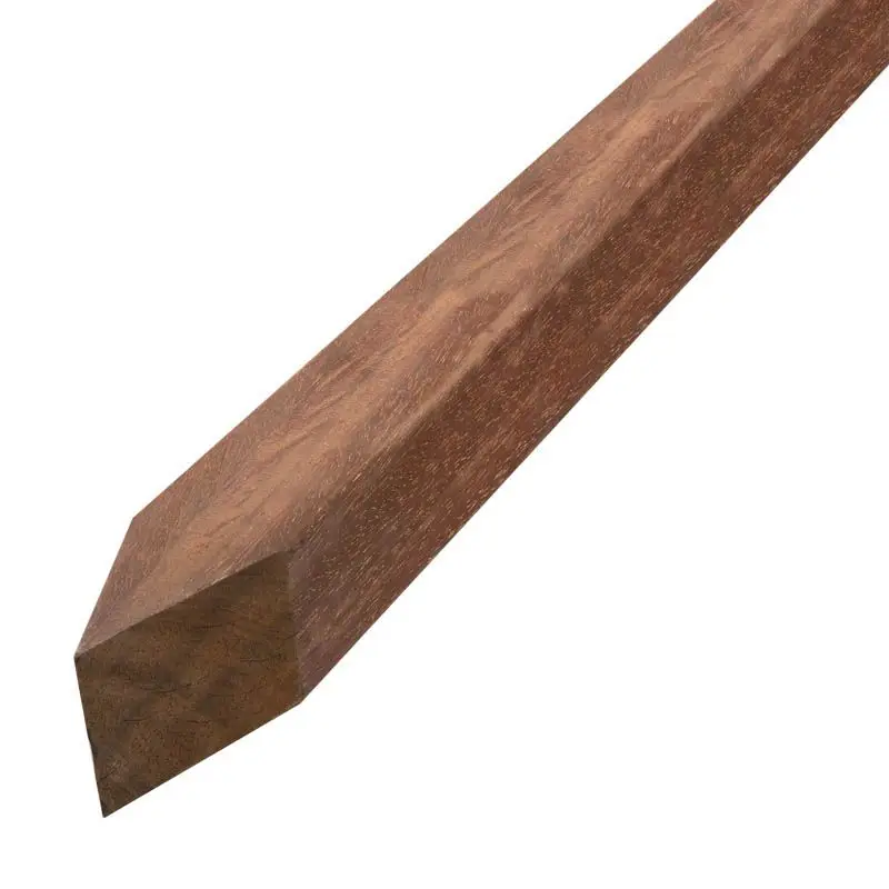 Piketpaal hardhout Azobe 4,0 x 4,0 cm gepunt gezaagd (80 cm) Direct Verzonden