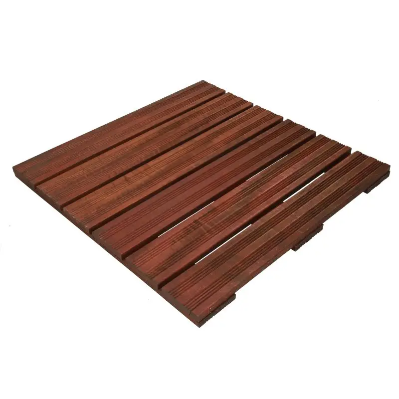 Terrastegel hardhout Morado 50 x 50 cm (24 mm) semi-ribbel Nu Kopen