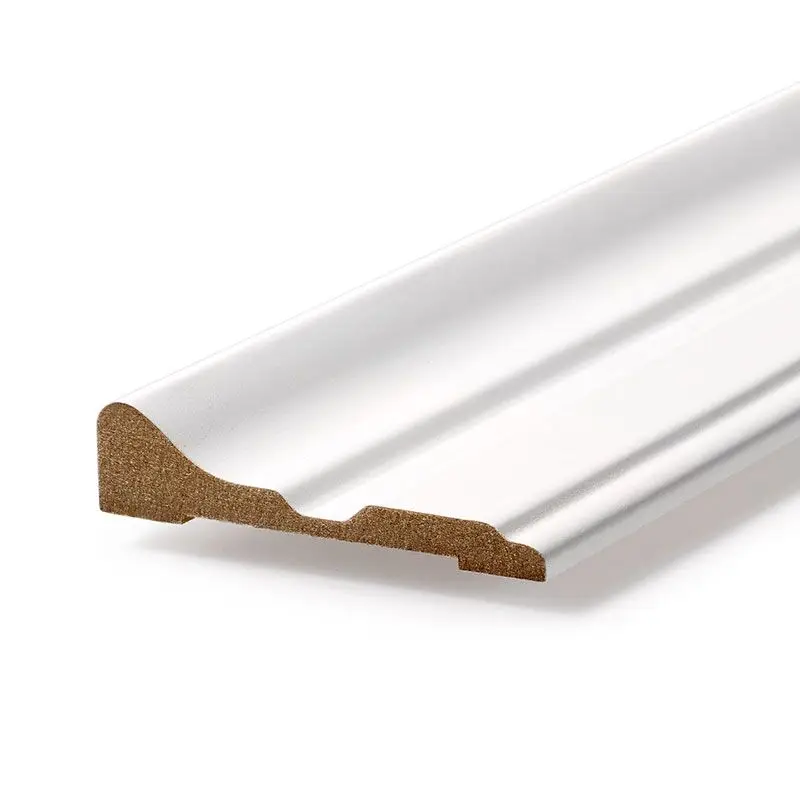 Deurlijst BR2 gegrond wit 248,6 x 8 x 1,7 cm (5 lengtes) Weekendaanbieding