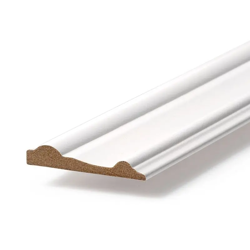 Seizoensaanbieding Deurlijst BR5 gegrond wit 248,6 x 7 x 1,2 cm (5 lengtes)