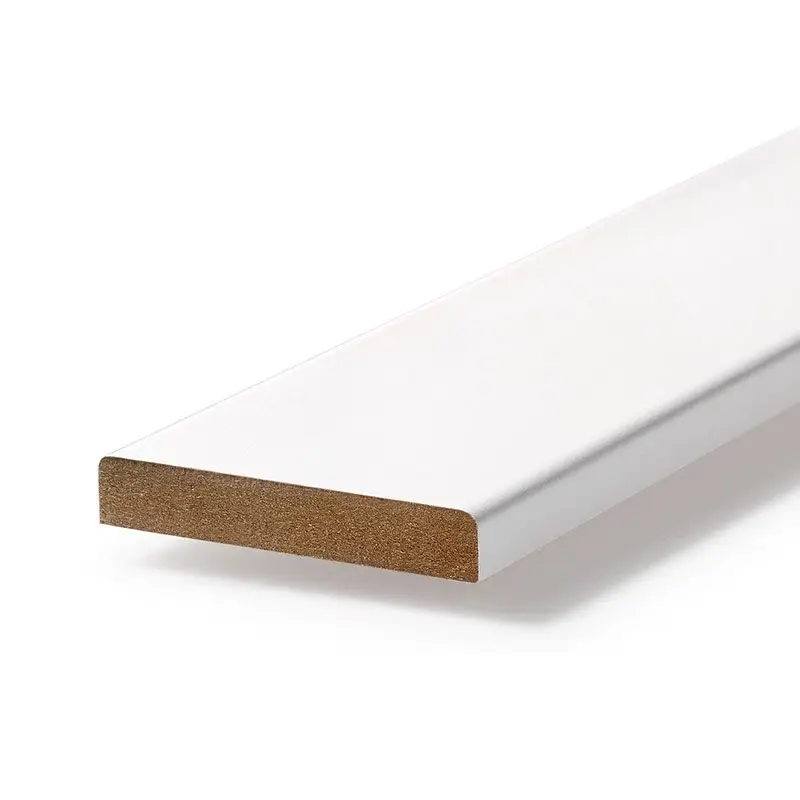 Deurlijst BR6 gegrond wit 248,6 x 7 x 1,2 cm (5 lengtes) Exclusieve Aanbieding