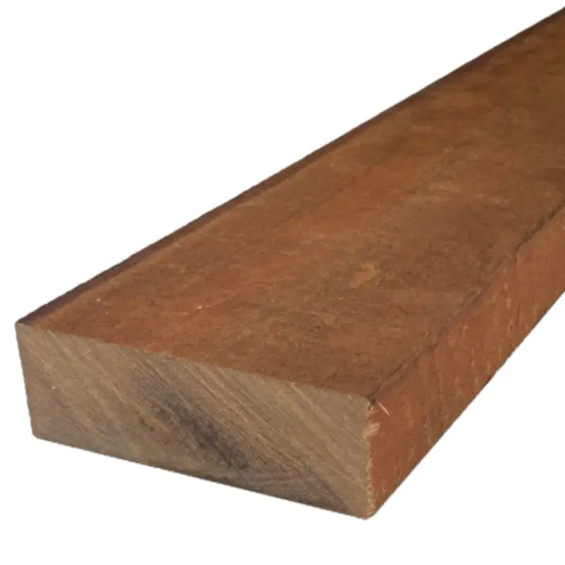 Balk hardhout angelim 50 x 100 mm gezaagd Fabrieksprijs