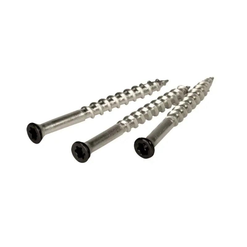 Exclusieve Aanbieding Schroeven 4 x 25 - RVS platte kop T15 - Zwart (100 stuks)