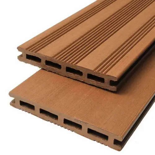 Vlonderplank composiet 2,1 x 14,5 cm bruin (2,25 mtr) vlak en fijne ribbel (set van 4 planken) Direct Beschikbaar