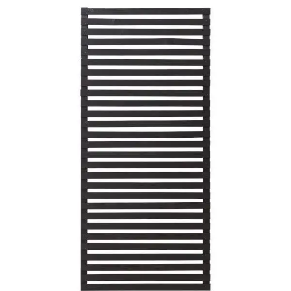 Aanbieding Schutting vuren - Tokyo louvre zwart (83 x 180 cm)