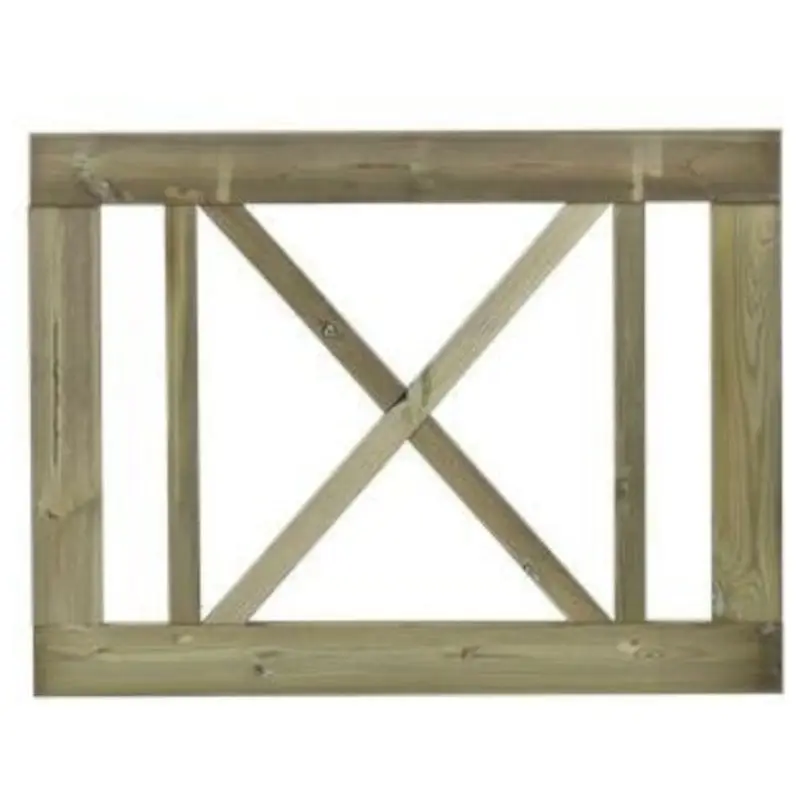 Weekendaanbieding Tuinpoort vuren - Rom recht groen geimpregneerd (100 x 75 cm)