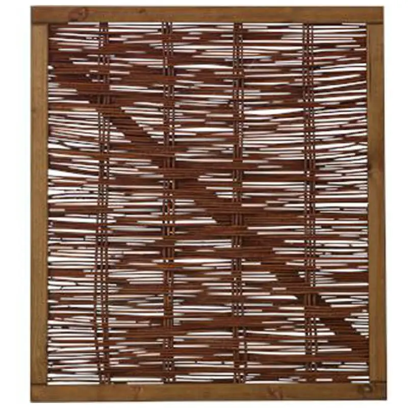 Direct Verzonden Tuindeur gevlochten wilgen - Pil Standard (90 x 100 cm)