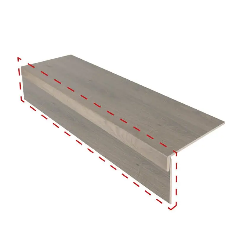Nieuw Stootbord (3 stuks) - Laminaat - Louisiana Oak - 130 x 20 cm