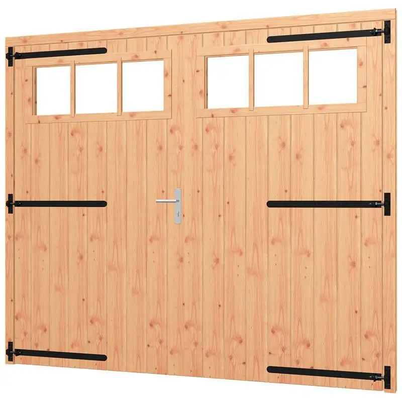 Dubbele deur met kozijn - 2400 x 2100 mm Hete Deal