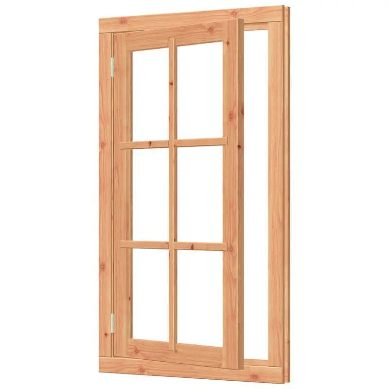 Actieprijs Raamkozijn met vleugelraam - rechtsdraaiend - 674 x 1296 mm