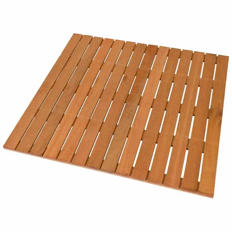 Express Levering Terrastegel hardhout Bankirai100 x 100 cm (24 mm) ribbel