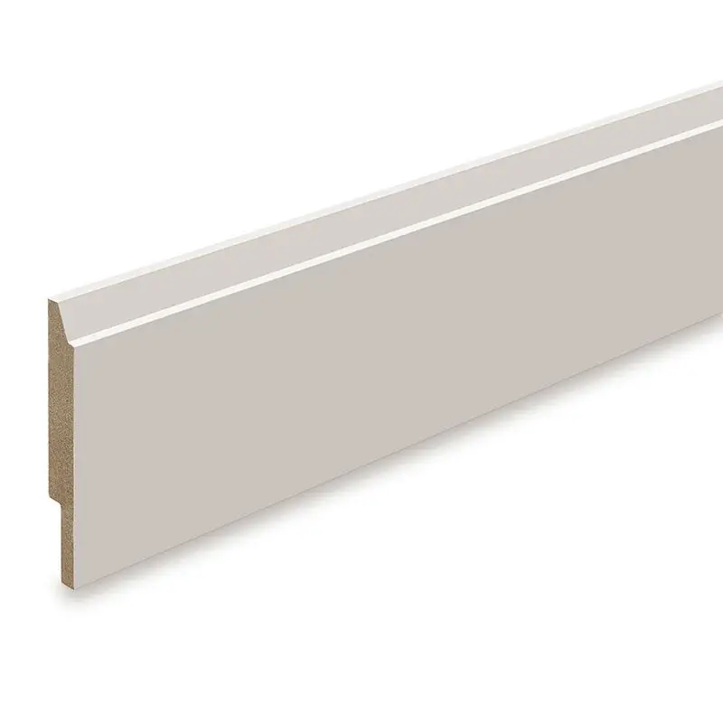 Koopje Plint Facet - Wit 248,6 x 12 x 1,6 cm (5 lengtes)