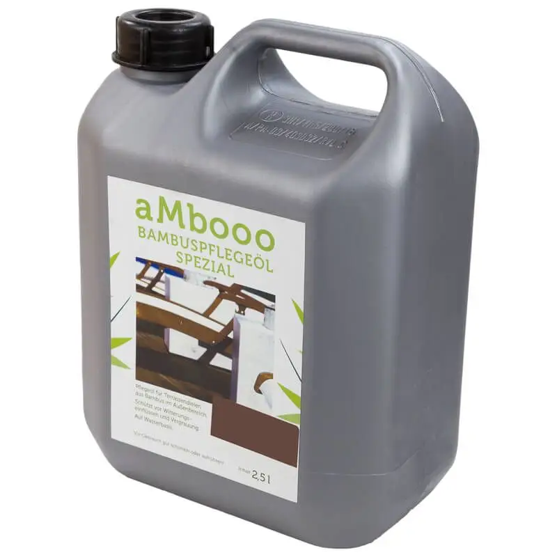 Onderhoudsolie bamboe Espresso (2,5 liter) Nieuw