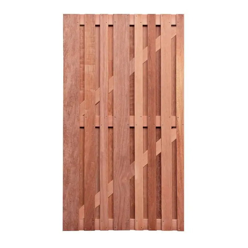 Tuindeur hardhout cedrinho - Mix Stripes (100 x 180 cm) dikte 4,5 cm Voordeelprijs