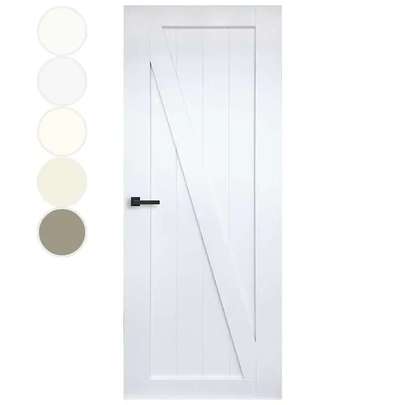 Betaalbaar Binnendeur - Cabana Blanco - Uno links - Hoogwaardig voorgelakt wit