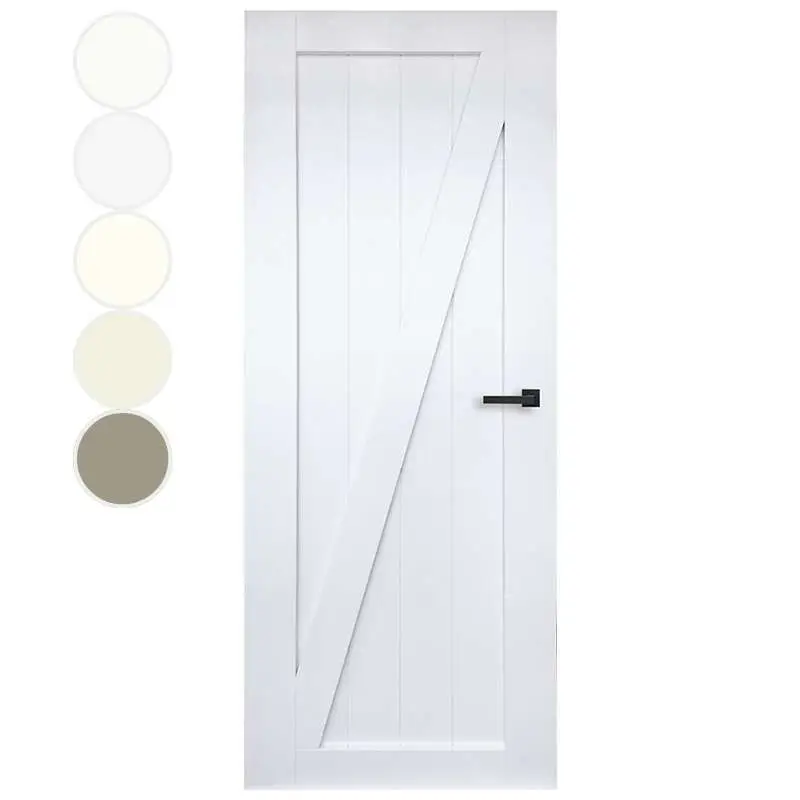 Binnendeur - Cabana Blanco - Uno rechts - Hoogwaardig voorgelakt wit Direct Verzonden