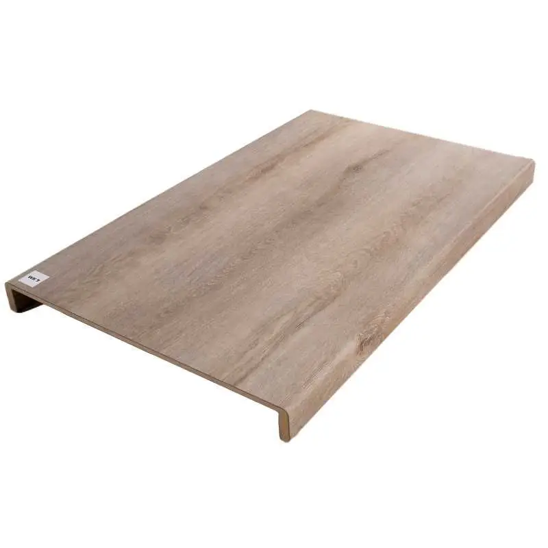 Lage Prijs Overzettreden met neus (2 stuks) - PVC toplaag - Eik vergrijsd - 100 x 60 cm