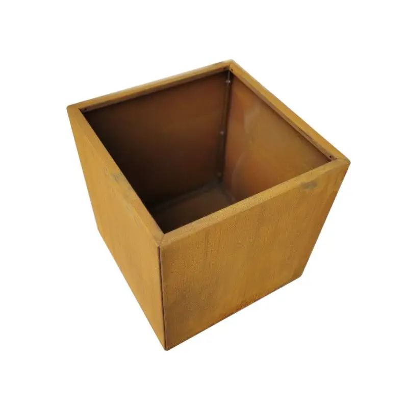 Betaalbaar Plantenbak cortenstaal - 50 x 50 x 50 cm