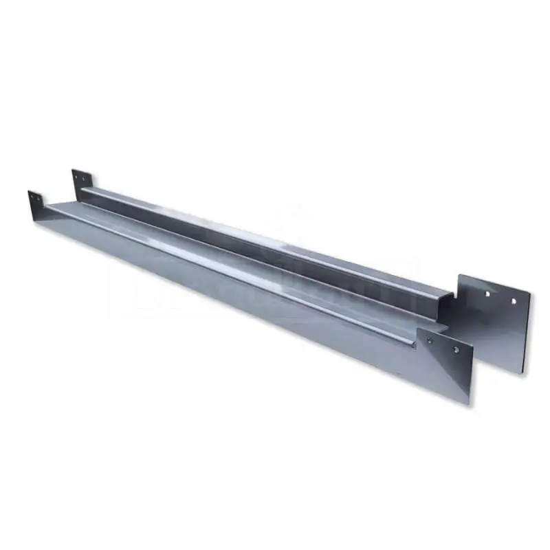 Direct Verzonden Dorpel plaatdeur enkel - RVS - 83 x 80 x 1064 mm
