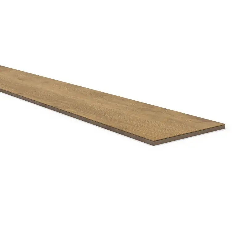 Direct Beschikbaar Stootbord (3 stuks) - PVC toplaag - Pecan oak - 150 x 20 cm