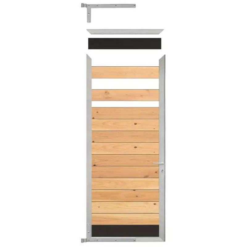 Tuindeur frame aluminium Modular - blank (90 x 200 cm) inclusief beslag Hete Deal